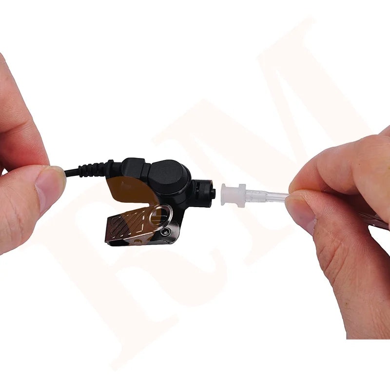 Radio Clear Acoustic Tube Replacement for Two Way Radio Earpiece Clear Tube for Walkie Talkie Accessories