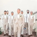 3 piece Linen Summer Men Suits for Wedding Groom Tuxedos 2026 Casual Beach Custom Man Suit Set Jacket Vest with Pants Man Fahion