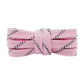 1cm Waxed Ice Hockey Shoelaces Dual Layer Braid 23-70 Inch Halloween Christmas Fall Winter for Roller Derby & Ice Hockey Skates