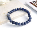 Natural Stone Beads Bracelet For Women Men Agate Crystal Quartzs Aquamarines Jades Jewelry Agates Elastic Bangle Bracelets 6 8mm