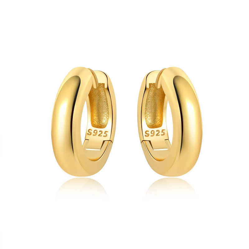 Orstarry S925 Sterling Silver 18k Gold Modern Square Earrings Hoop Earrings For Women Jewelry Original Trendy Anniversary Gifts
