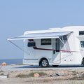 6.0x2.5m  Factory Price Windproof RV Awning Electric & Manual Mode for Camper Trailer