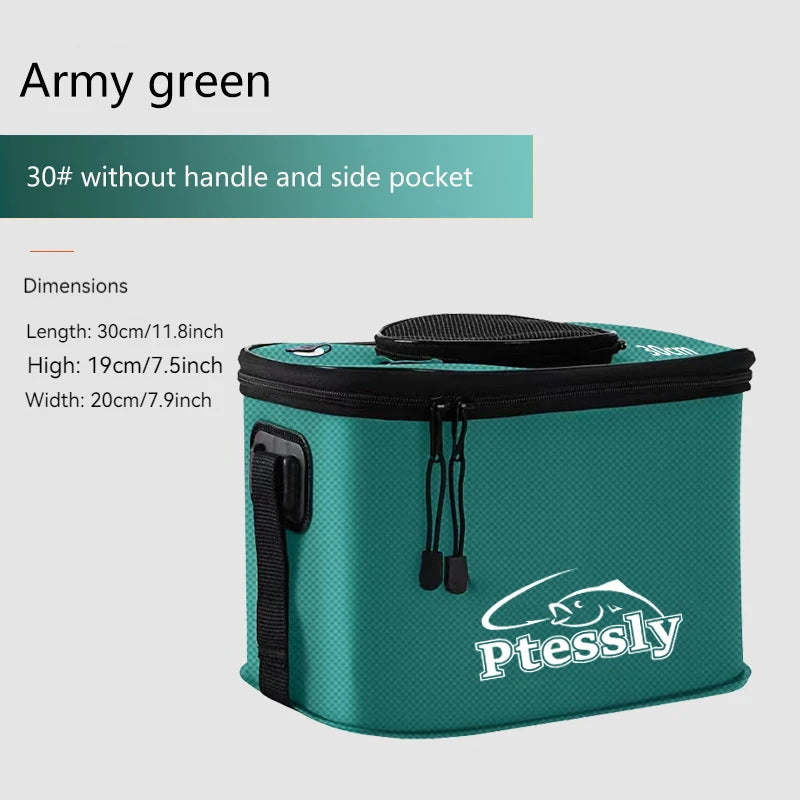 Portable EVA Fishing Bag, Foldable Bucket, Live Fish Box | SAMAG