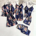 Pajamas for Women Summer Sexy Five-piece Set Suspender | SAMAG