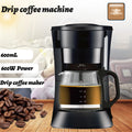 Electric Drip Coffee Machine 600ml/20.3oz Coffee Pot Espresso Maker with 600W Heating for Coffee Tea