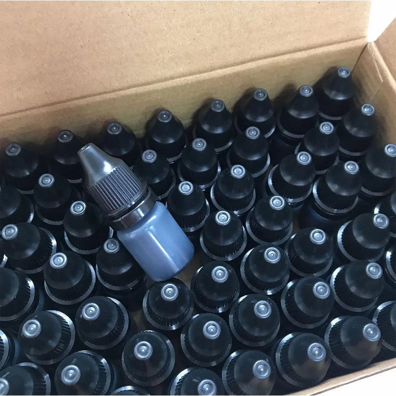10ml Textile Stamp Oil Refill 3pieces Special Fabric Waterproof Printing Ink For Sign Name In Children Clothes Wash No Fade
