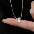VENTFILLE 925 Sterling Silver Bead Geometry Necklace for Women Girl Korean Design Versatile Choker - Visuel 23 | SAMAG