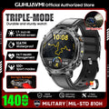 TANK Ultra 1400mAh Battery Military Smart Watch 10ATM Waterproof Heart Rate Tactical LED Flashlight Men - Visuel 7 | SAMAG