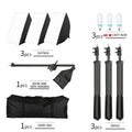 SH 50x70CM Photography Softbox Lighting Kits Professional Continuous Light System Equipment For Photo Studio