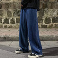 Streetwear Loose Jeans Men Korean Style Fashion Straight | SAMAG