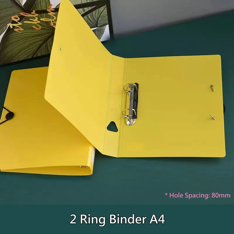 Office Supplies 2/3/4-Ring Binder A4 Folder For Documents Paper File Organizer A4 Binder Folder