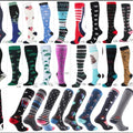 20 Pairs/lot Men Women Compression Socks Multi Pattern | SAMAG