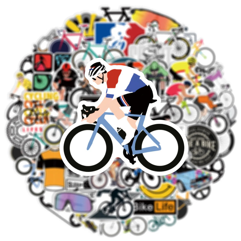 10/25/ Graffiti Bikes Bicycles Riding Stickers for DIY - View 2 | SAMAG