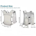Running Hydration Vest for Women and Men, Water-Resistant, Breathable, Backpack for Runs, Hiking, Cycling, Trails, Marathons