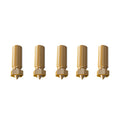 5PCS Original FLSUN V400 3D Printer Hotend Nozzle Brass Print Head Block Double Holes 0.4mm Extruder Part for 1.75mm Filament