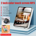 New Sports Bluetooth MP3 Player With Clip 128GB 32GB Mini Music Video Player Support FM Recorder Pedometer E-book TF SD Card
