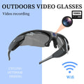 FPV WiFi Action Camera Sunglasses 1080P  Wireless POV Bodycam for Sports Cycling Vlog Video Recording
