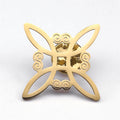 Aesthetic Celtic Knot Brooch Pin for Women Men Stainless Steel Lucky Witch Protection Badge Pins Jewelry nudo de bruja BS02