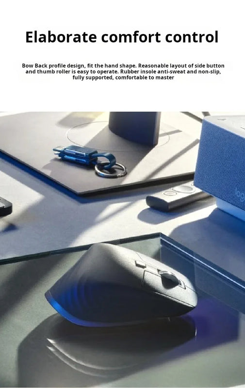 NEW Original Logitech MX Master 3S Wireless Bluetooth Mouse Business Office Softtone Mouse Ergonomic Business Office Mouse