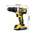 Lithium Battery Cordless Electric Screwdriver, Multifunctional Hand Impact Drill Combo Tool Set, Portable - View 4 | SAMAG