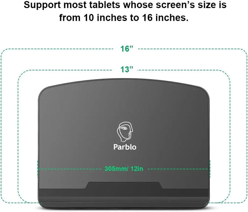 Parblo PR100 Drawing Tablet Stand, Stable and Adjustable Stand for 10 to 16 Inches Tablets, Laptops, iPad Pro, MacBook