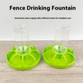 Poultry Thickened Feeder And Drinker Water Food Dispenser Automatic Chicken Birds Chick Waterer Feeding Rutin Chicken Trough