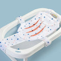 Baby Bath Net Mat Children  Newborn Adjustable Bathtub Pillow Seat Cushion Cross-shaped Anti-slip Bathtub Shower Cradle Bed Seat