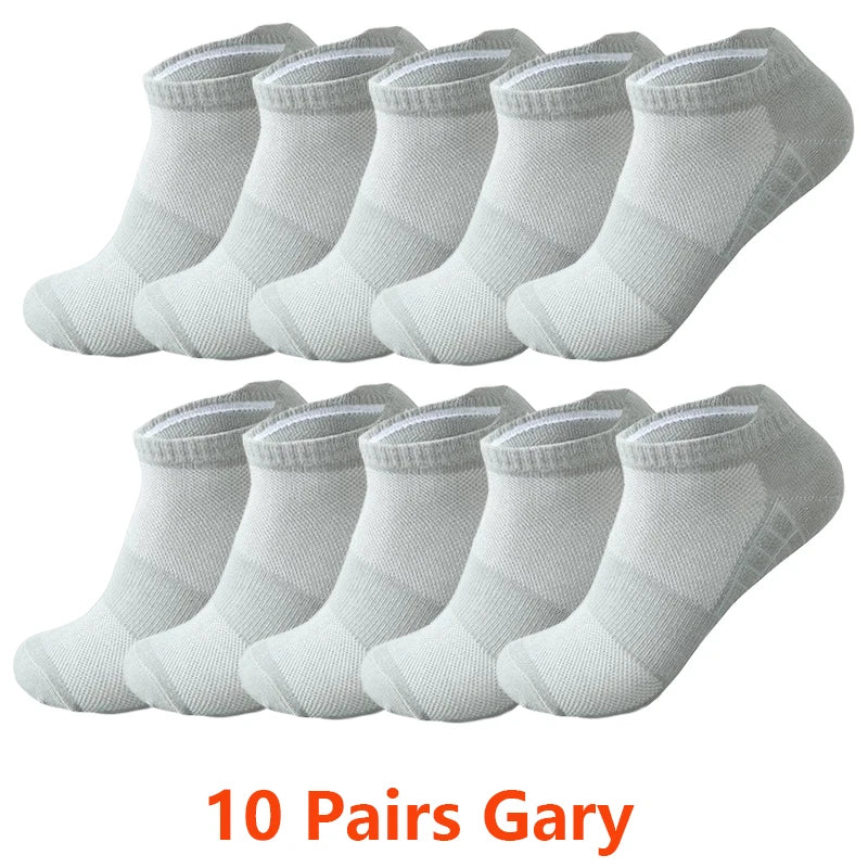 Pairs Ankle Socks Men Women Breathable Mesh Cotton | SAMAG