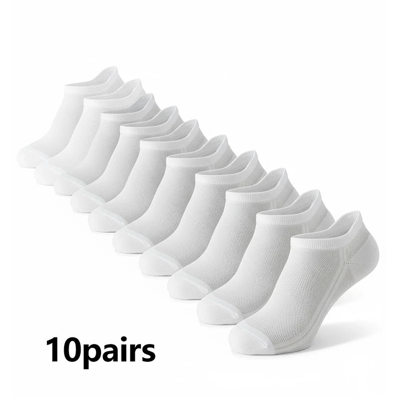 Pairs Men's Ankle Socks, Breathable Mesh Sports Casual | SAMAG