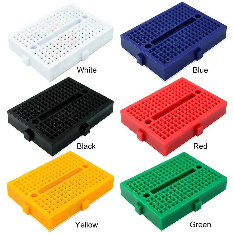 1-10PCS SYB-170 Mini Solderless Prototype Breadboard 170 Holes Breadboard Prototype Board 35x47mm for Small DIY Kits