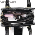 2 layer Large Capacity Tote Bag Luxury Handbags Women Bags Designer Crocodile Pattern Ladies Boston Shoulder Bag High Quality