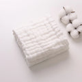 Soft Gauze Baby Towel 30x50cm Absorbent Pure Color Washcloth for Newborn Infant Face and Drool