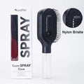 2in1 Sprayer Comb Detangling Scalp Massage Hairbrush with Spray Bottle Essential Oil Water Mist Spray Brush Anti-static Summer