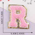 On Clothing Towel English Alphabet Decoration DIY Applique Accessories Patches Clothing Badges Clothes Embroidery Appliques