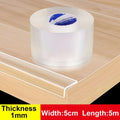 Soft Kids Collision Proof Table Edge Guard Tape Transparent Baby Safety Protective Strip Thickened Soft Furniture Corner Bumper