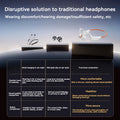 Wireless Bone Conduction Earphones For Running Swimming With Mic Hand-Free Bluetooth Headphone With TF Card Compatible Earbuds
