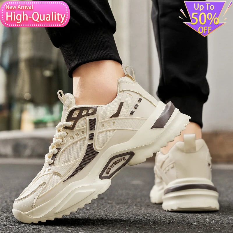 2026 Summer Hot Selling Low Cut Anti Slip Mens Casual Shoes Buffer Training Lace Up Sports Shoes Street Fashion Walking Shoes