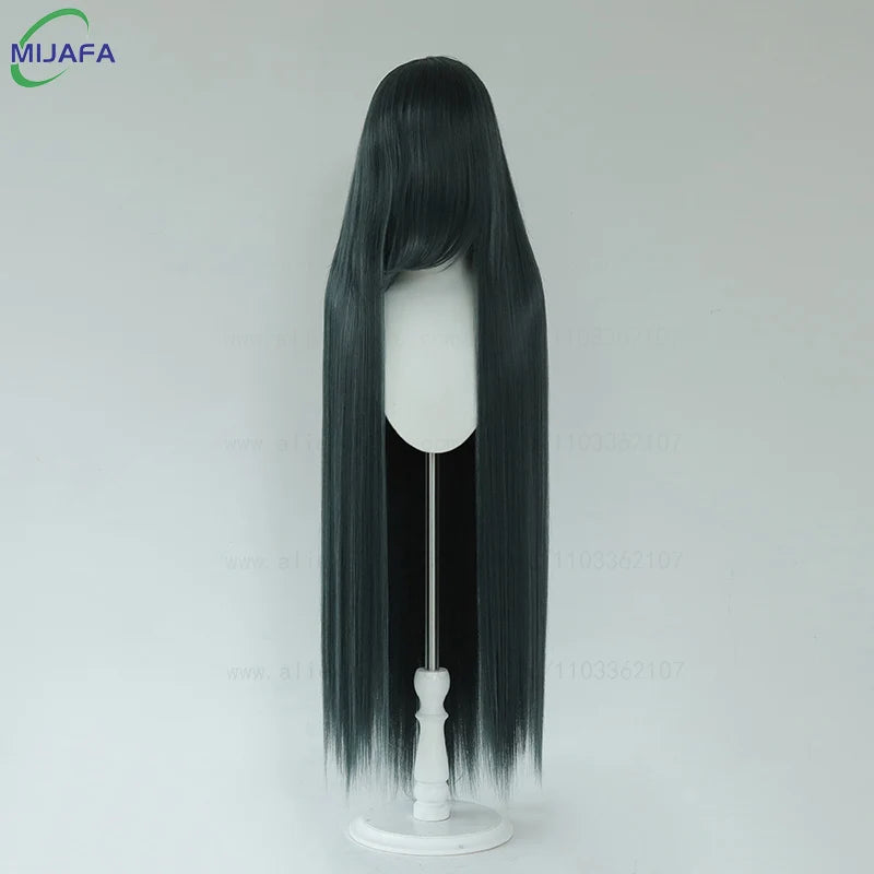 Very High Quality 600g 68 Colors 40 Inch 100cm Long Straight Cosplay Wig With Bangs Heat Resistant Hair Anime Wigs + Wig Cap