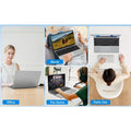 2026 New Intel Core i7-9850H/Atom A3950 Portable Laptop Windows 11 Pro 12GB RAM 1TB 2TB M.2 SSD 14.1 inch Office Study Computer
