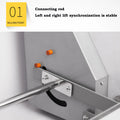 304 stainless steel Kitchen Hanging cabinet dishes pull basket double layer Damping hydraulic lifting drawer - View 6 | SAMAG