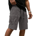 Men Multi-color Cargo Shorts Summer Loose Drawstring | SAMAG