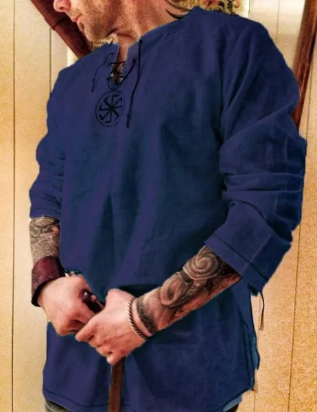 Medieval Pirate Tunic Top Halloween Costume for Men Adult | SAMAG