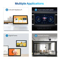 Unew 10.1 inch 1280x800 IPS Touch Raspberry Monitor HDMI Type-C Display for Raspberry Pi 5 4 4B/3B/3A+/2B/B+/A+