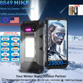 8849 Hike Unihertz Rugged Smartphone 23800mAh 24GB+512GB Expandable 2TB 1200Lumen Flashlight Android14 Two Speakers 6.79'' 120Hz