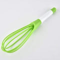 1pcs Multifunctional Rotary Manual Egg Beater Mixer Mini Plastic Kitchen Egg Whisk Bake Tool Egg Agitator Silicone Eco-Friendly