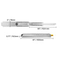 SucceBuy 1 Pair Full Extension Drawer Slides 500lbs Load | SAMAG