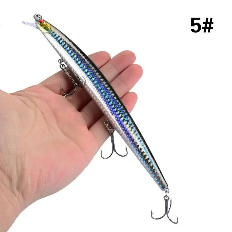 16 Colors 18cm 24g Minnow Fishing Lure Laser Crankbait | SAMAG