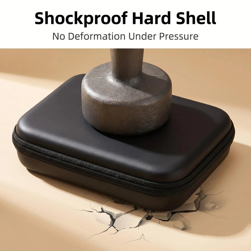 Jewelry Ring Storage Organizer Case Waterproof Shockproof Hard Shell Travel Display Box with Multi-Grid for Rings Earrings