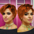 13x4 Lace Front Wig Pixie Cut Wigs Human Hair for Women Transparent Frontal Wig Natural Wave Wig