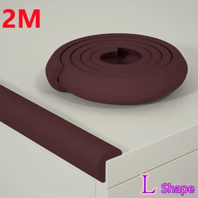 2M Baby Safety Soft Anti-Collision Foam Strip Home Table Corner Protector Tape Table Edge Protector for Baby Protection Products